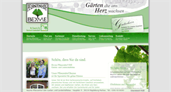 Desktop Screenshot of beyme-pflanzenhof.de